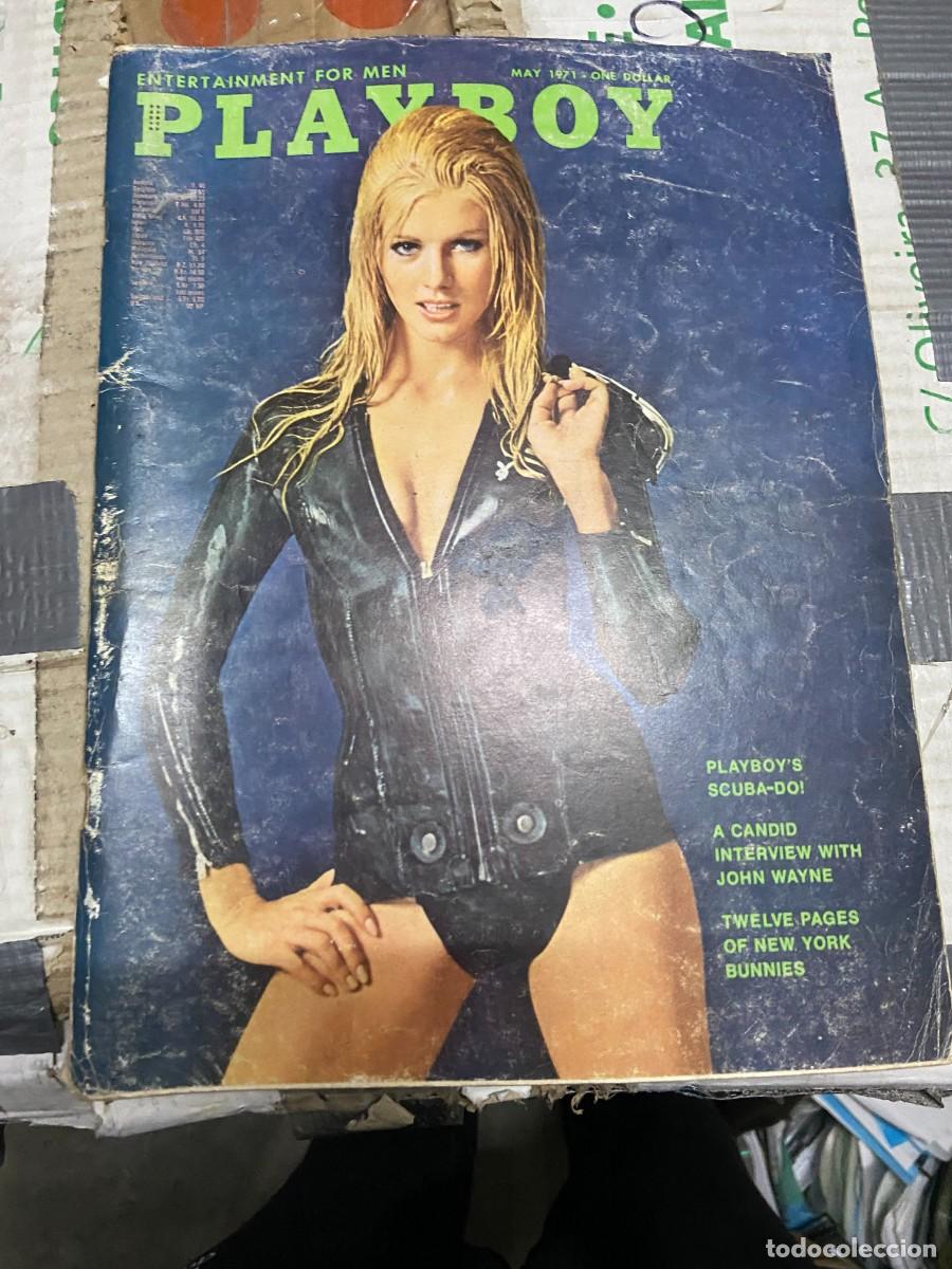 Journals: REVISTA PLAYBOY VOL 18 # 5 MAYO 1971 JOHN WAYNE SCUBA DIVING JANICE PENNINGTON INCLUYE POSTER