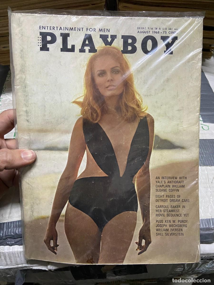 Journals: REVISTA PLAYBOY PRECINTADA VOL 15 # 8 AGOSTO 1968 CARROLL BAKER INCLUYE POSTER GALE OLSEN