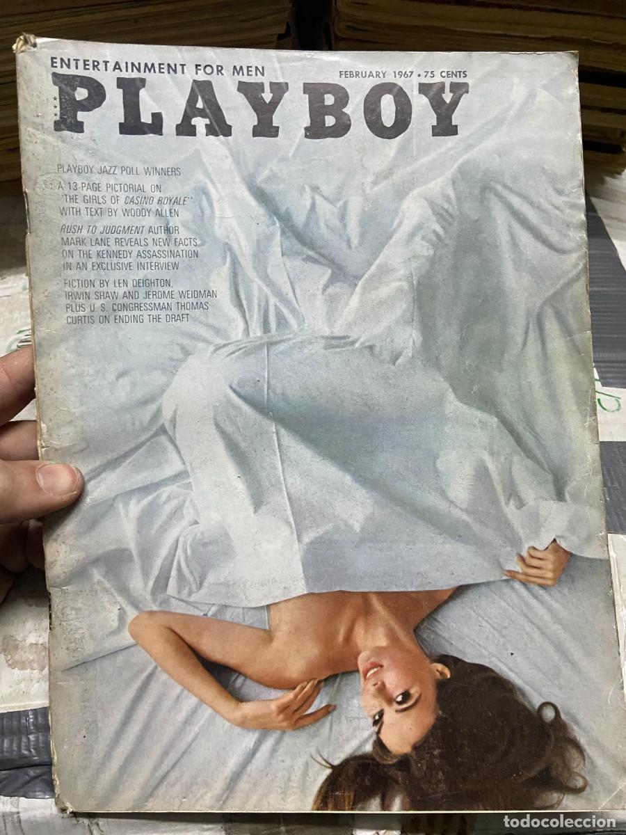 Riviste: REVISTA PLAYBOY VOL 14 # 2 FEBRERO 1967 CASINO ROYALE WOODY ALLEN KENNEDY LEN DEIGHTON POSTER