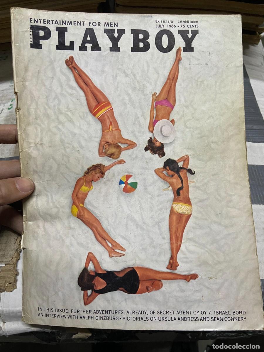 Journals: REVISTA PLAYBOY VOL 13 # 7 JULIO 1966 RALPH GINZBURG URSULA ANDRESS SEAN CONNERY INCLUYE POSTER