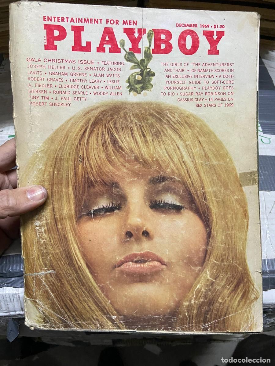 Riviste: REVISTA PLAYBOY VOL 16 # 12 DICIEMBRE 1969 GLORIA ROOT JOE NAMATH WOODY ALLEN CASSIUS CLAY POSTER