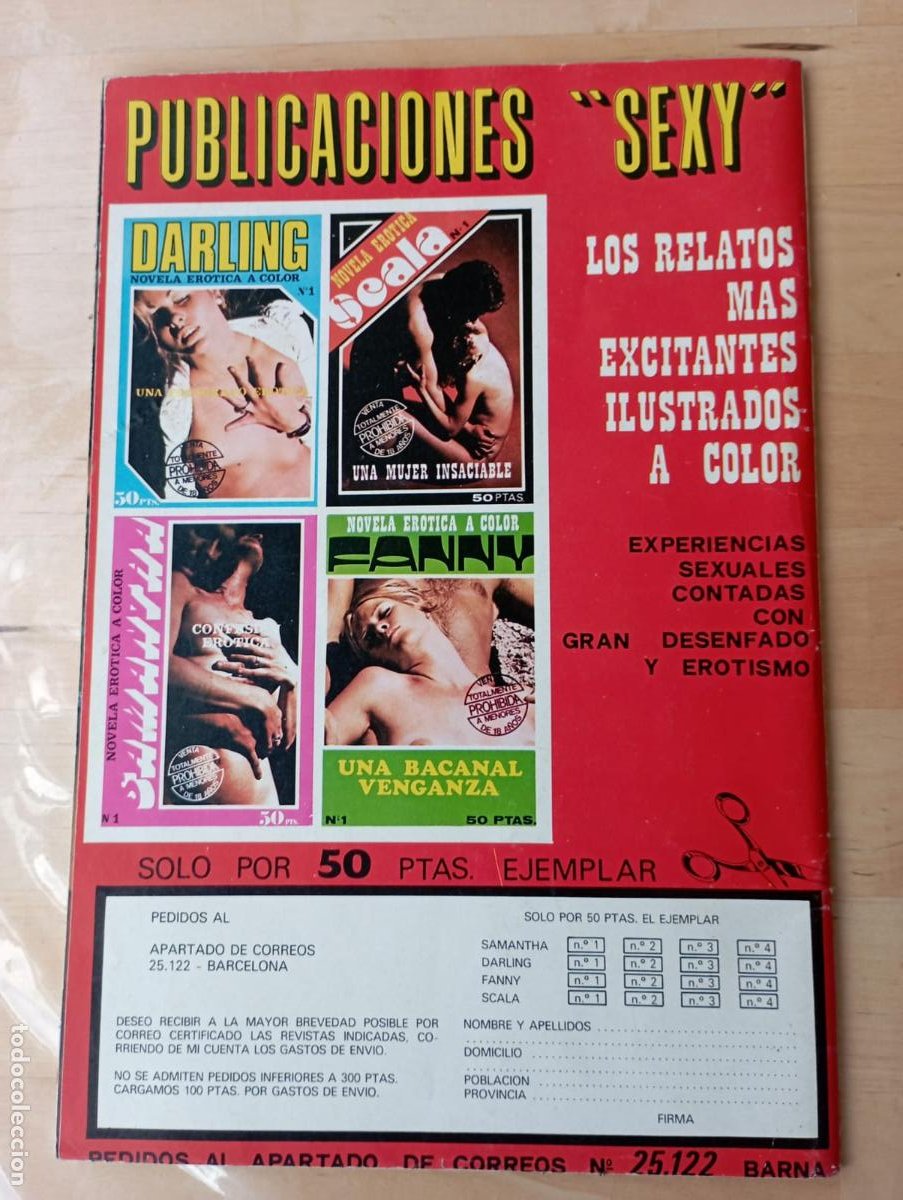 rina relatos eróticos a todo color nº 1-1978 - Compra venta en todocoleccion