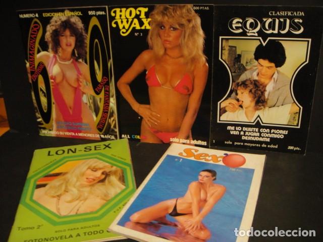 Revistas: 5 revistas para adultos - equis , hot wax , sexo , lon sex , 69