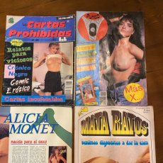 Revistas: LOTE DE 4 REVISTAS PORNO EROTICOS AÑOS 70 - 80