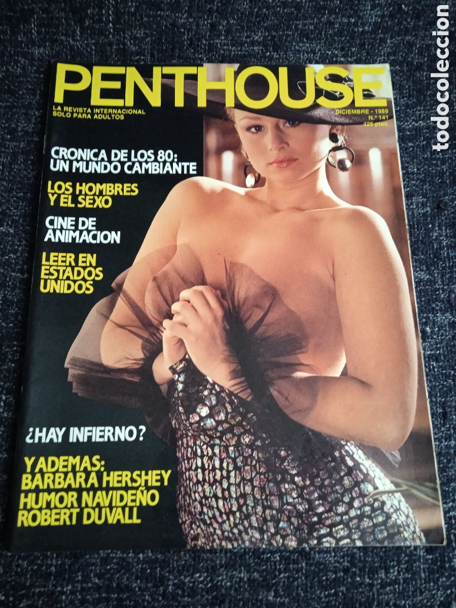 Journals: PENTHOUSE N&ordm; 141, DICIEMBRE 1989 - BARBARA HERSHEY, GINGER MILLER