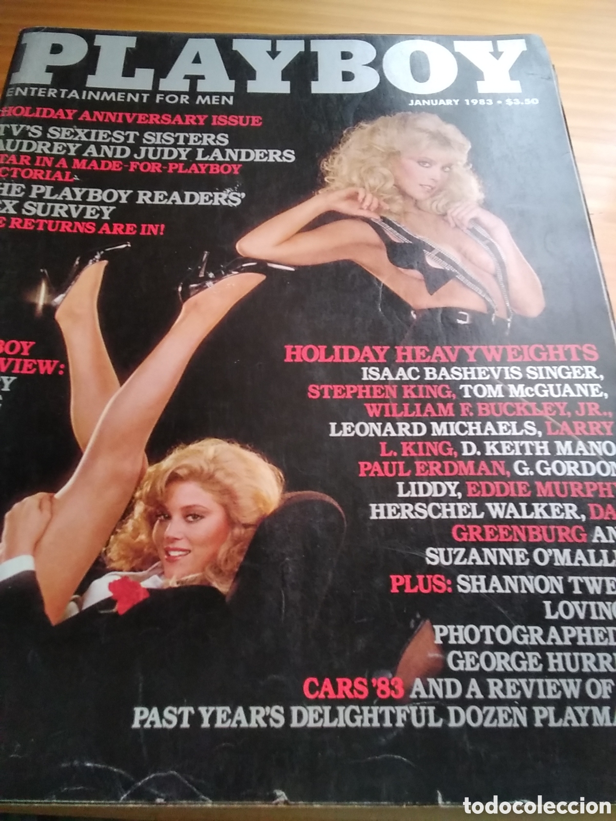 Magazines: Playboy americano mensual revista er&oacute;tica desnudos mujeres 1983 enero