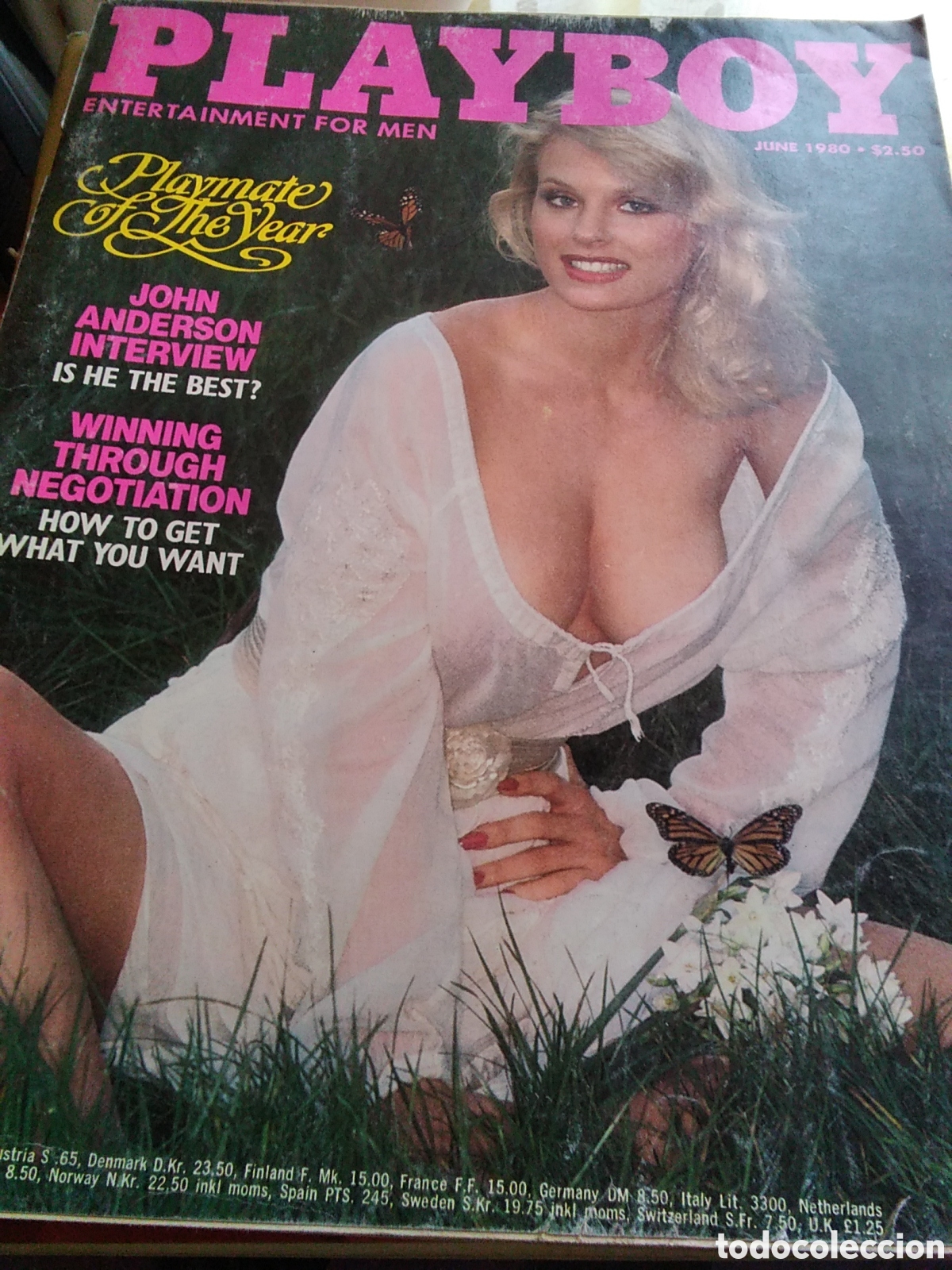Magazines: Playboy americano mensual revista er&oacute;tica desnudos mujeres 1980 junio playmate