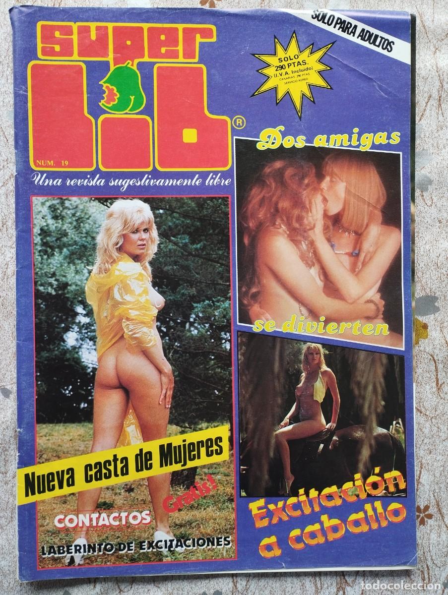 Riviste: Revista Erotica SUPER LIB N&ordm; 19 / LAS CHICAS DE FEDERICO FELLINI, CLAUDIA ROMAN, EVA LYBERTEN