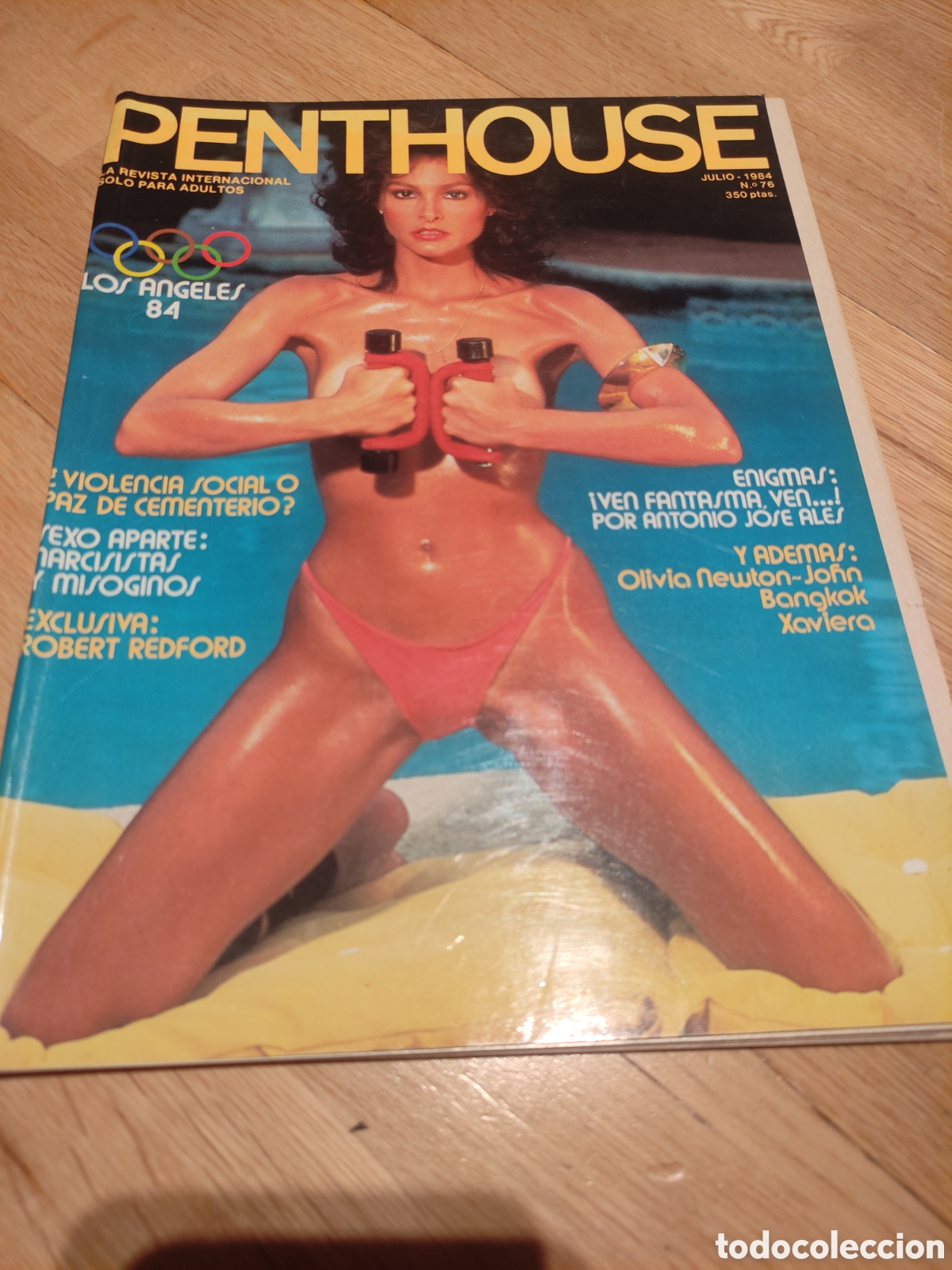Zeitschriften: Penthouse 1984 Olivia Newton John Robert Redford Esperanza Roy