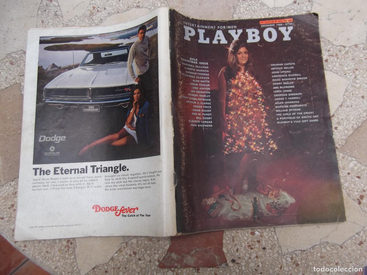 Zeitschriften: playboy, u.s.a. decm/1968, poster falta, girls orient, desplegable de 4 paginas, erotica,snow ball,