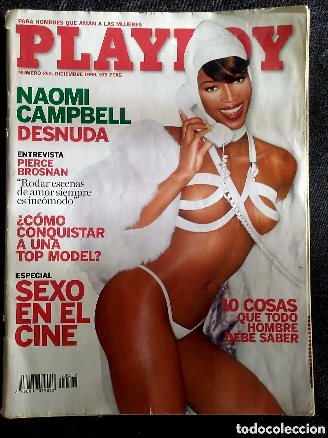 Journals: REVISTA PLAYBOY 252 DICIEMBRE 1999. NAOMI CAMPBELL