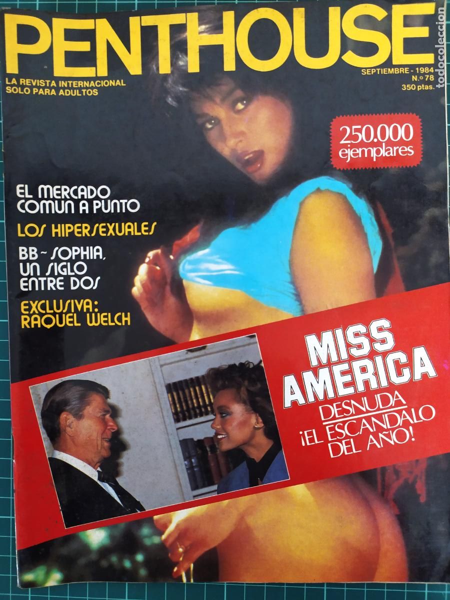 Zeitschriften: REVISTA PENTHOUSE N&ordm; 78 MISS AMERICA DESNUDA, RAQUEL WELCH