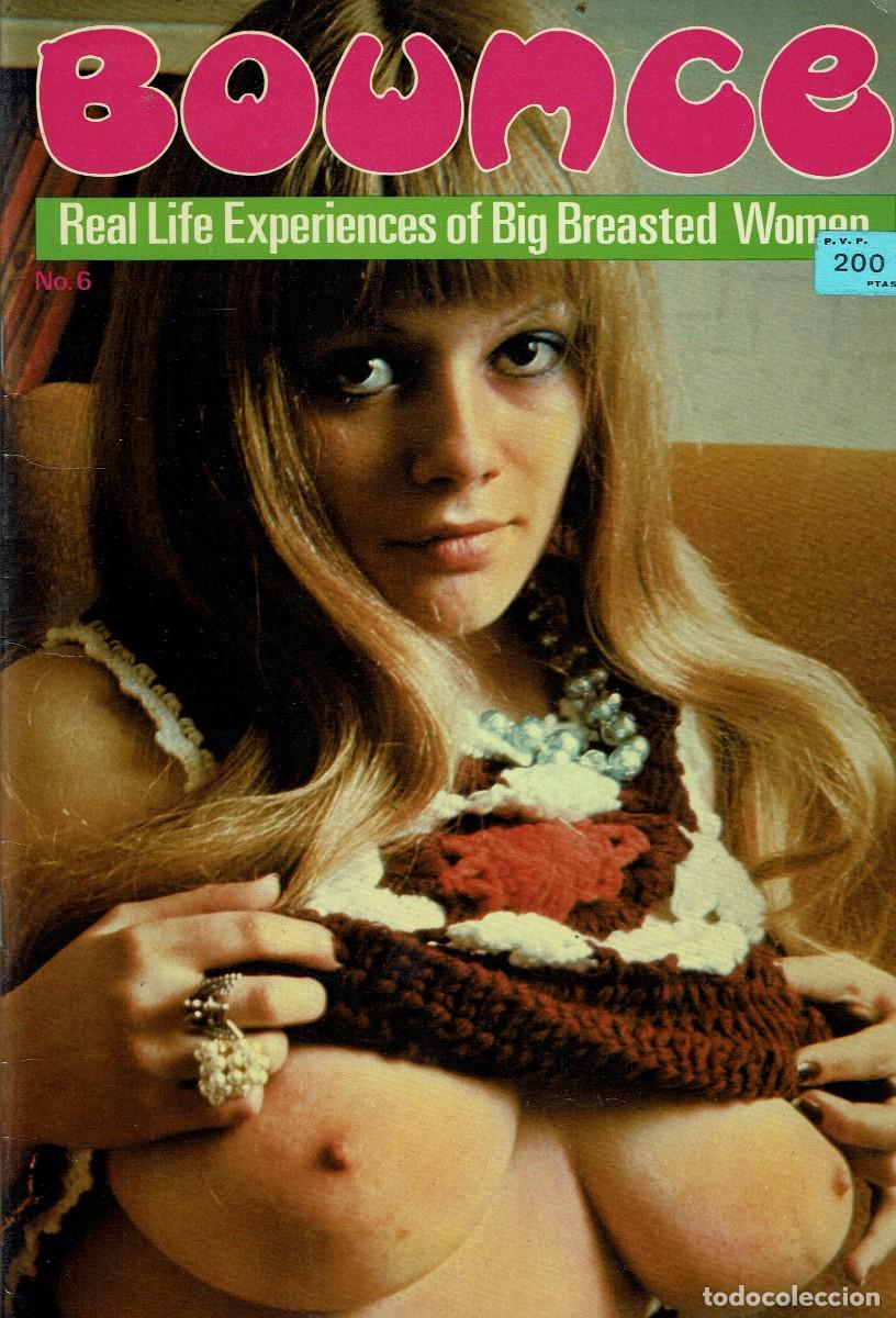 Journals: BOUNCE. n&uacute;m. 6. 1976. Revista er&oacute;tica, grandes pechos. Big tits. Erotismo, porno