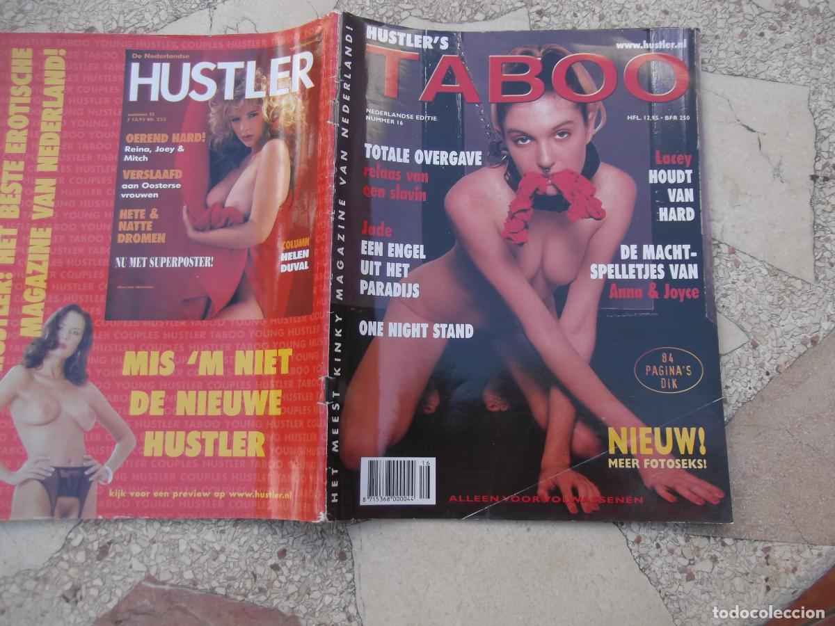 Zeitschriften: hustler's taboo n&ordm; 16, holandesa,revista erotica solo para adultos,