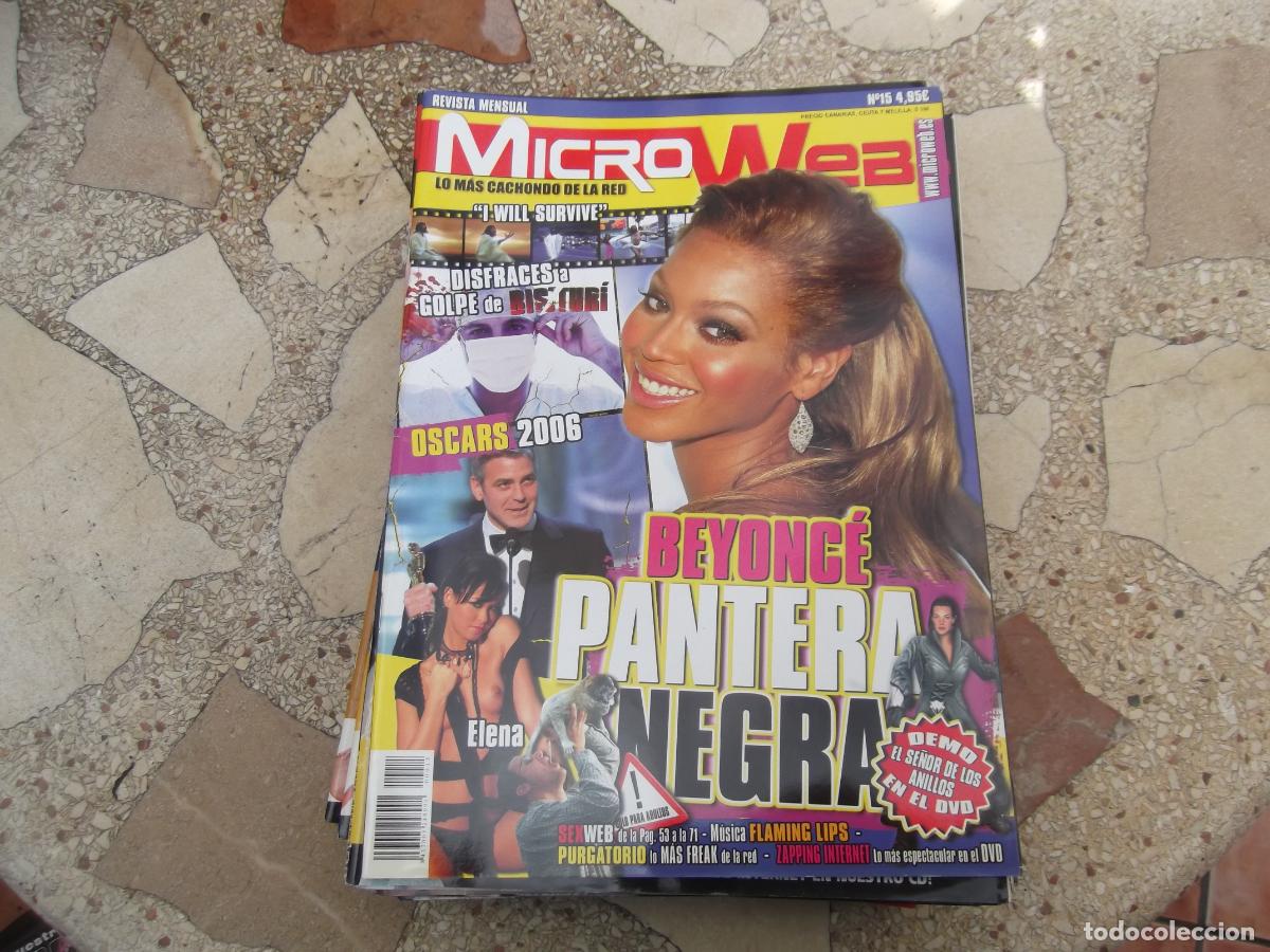 Journals: micro web n&ordm; 15,cd no,erotica, solo para adultos,famosas infragantis,beyonce, elena,blak power,