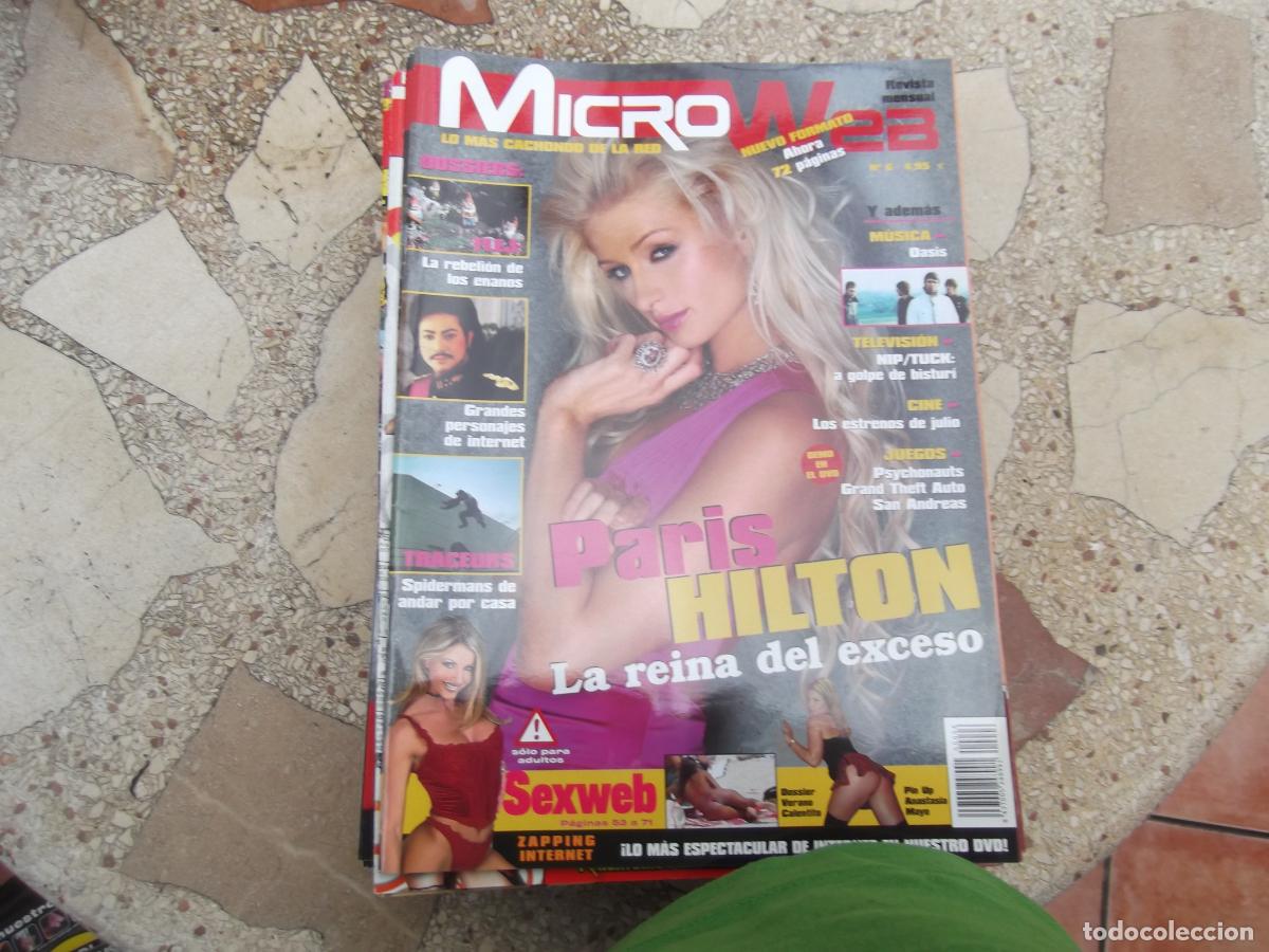 Zeitschriften: micro web n&ordm; 6, cd no,erotica, solo para adultos,famosas infragantis,paris hilton, anastasia mayo