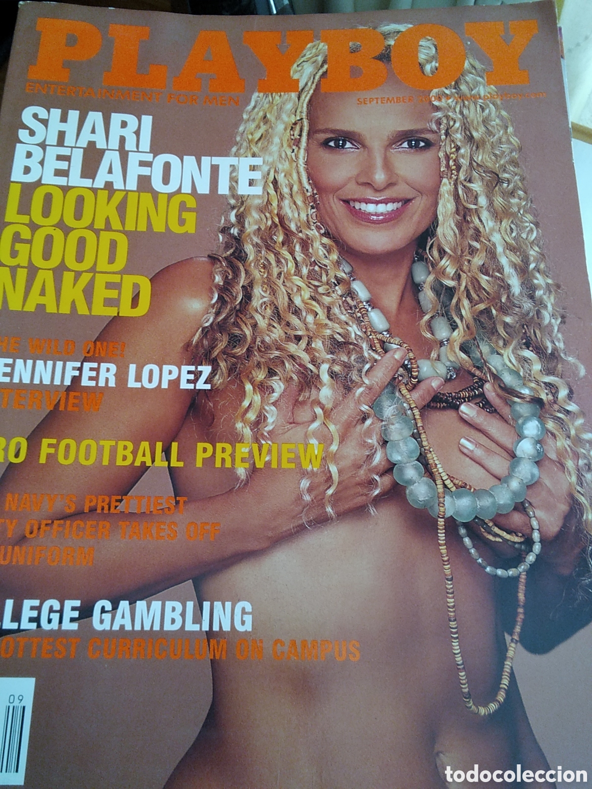 Journals: Playboy americano revista er&oacute;tica desnudos mujeres 2000 septiembre Shari Belafonte