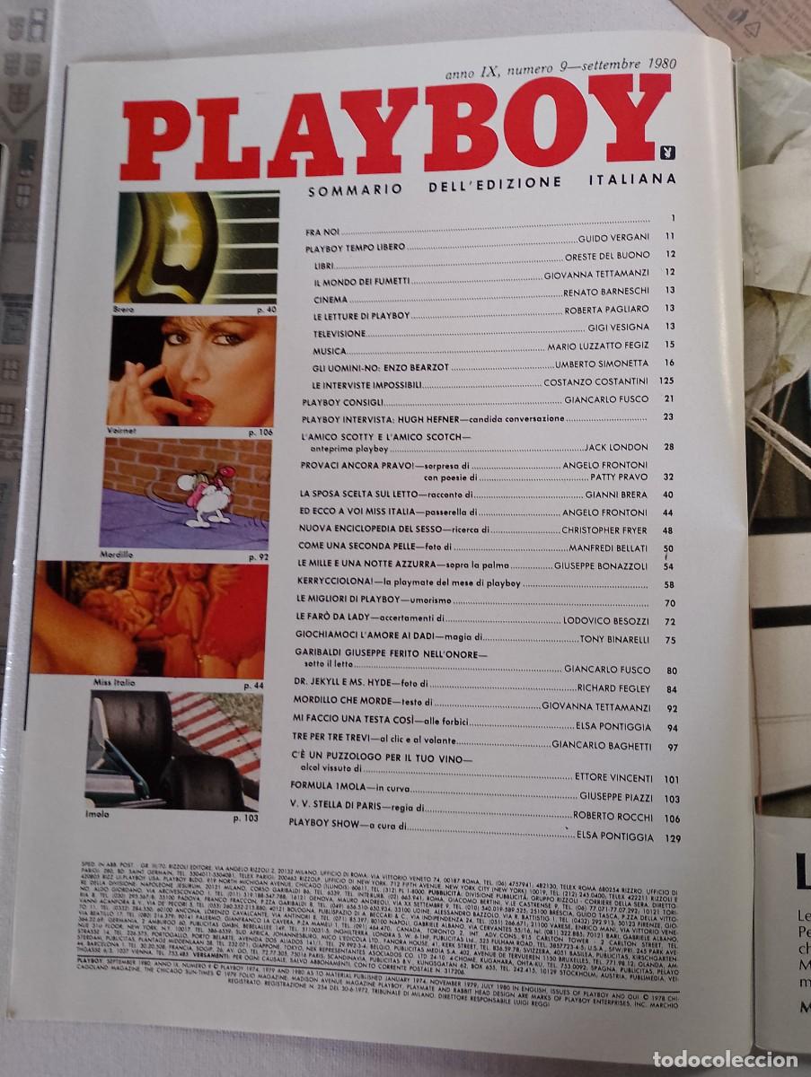 rivista playboy edizione italiana, in cover: un - Compra venta en  todocoleccion