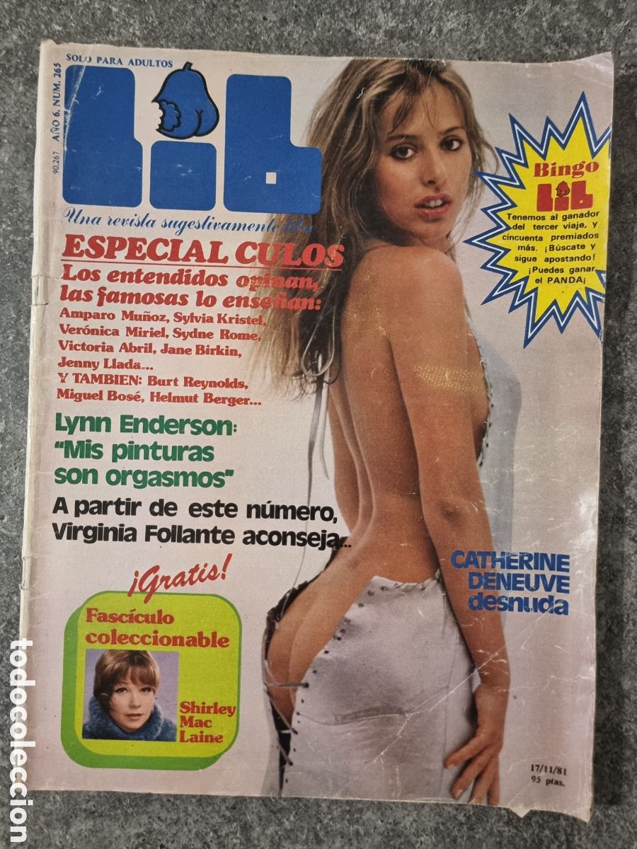 Magazines: Revista Er&oacute;tica LIB - N&ordm; 265 - Catherine Deneuve Norma Duval