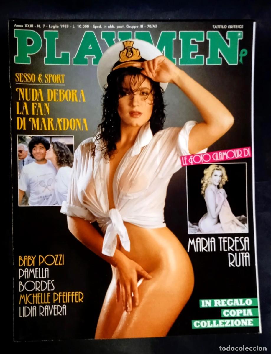 Revistas: PLAYMEN LUGLIO 1989 - BABY POZZI MARADONA MICHELLE PFEIFFER M. T. RUTA DEBORAH CALI MICHELE PLACIDO