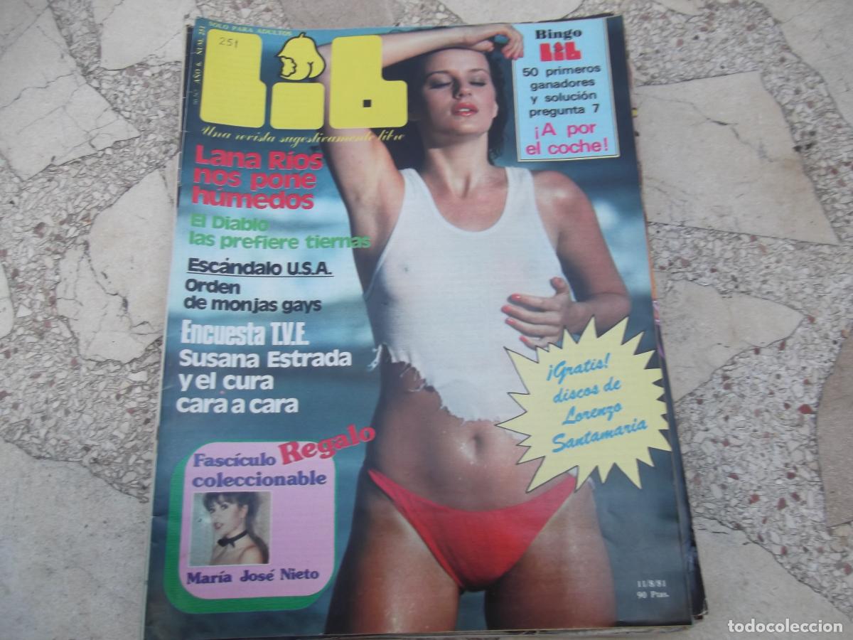 Magazines: lib n&ordm; 251, erotica,cuadernillo maria jose nieto, lana rios, poster hilde, lib al abordaje,