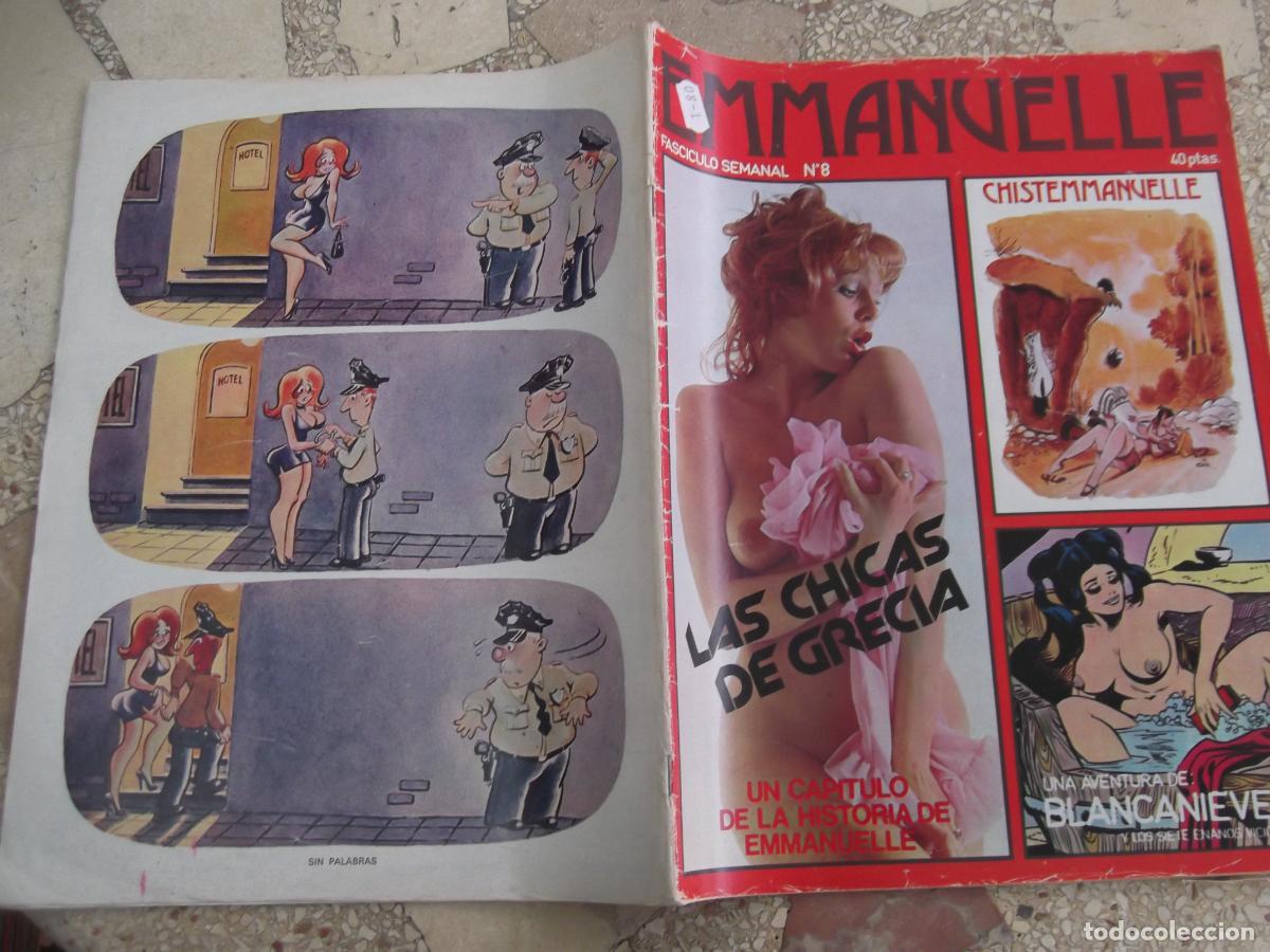 Magazines: emmanuelle fasciculo semanal n&ordm; 8, erotica, las chicas de grecia,