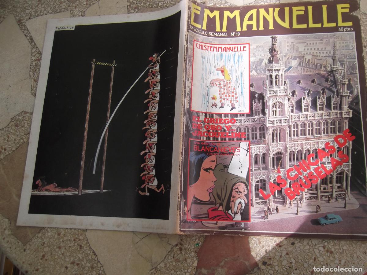 Zeitschriften: emmanuelle fasciculo semanal n&ordm; 18, erotica, las chicas de bruselas