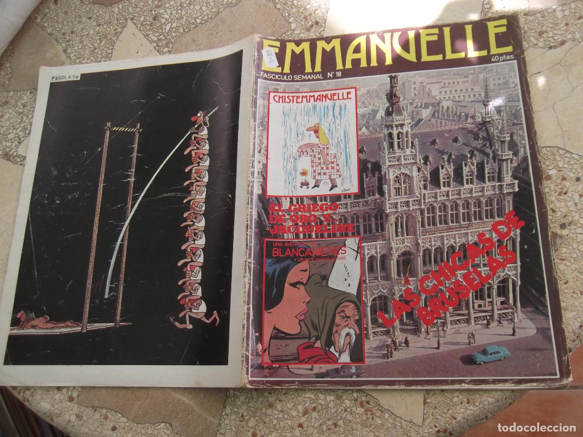 Zeitschriften: emmanuelle fasciculo semanal n&ordm; 18, erotica, las chicas de bruselas