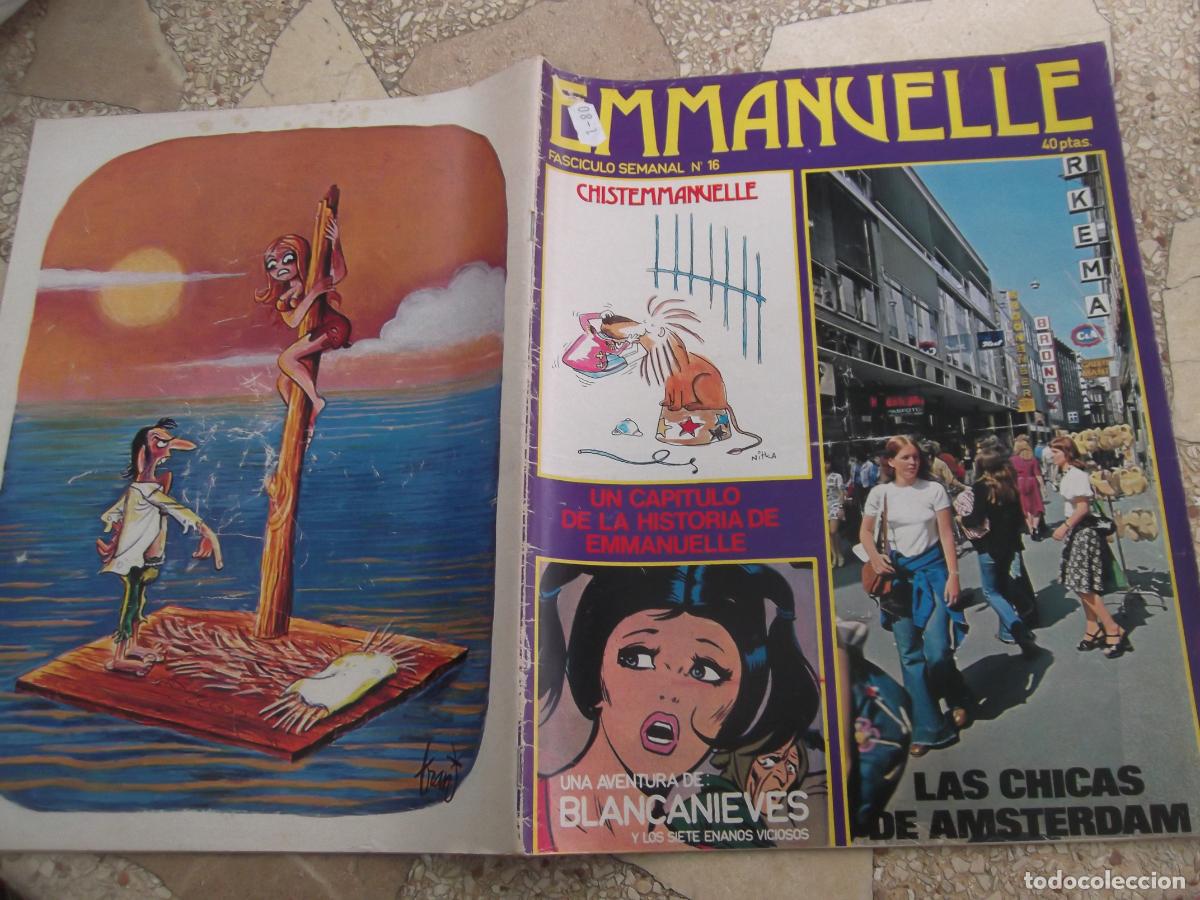 Zeitschriften: emmanuelle fasciculo semanal n&ordm; 16, erotica, las chicas de amsterdam