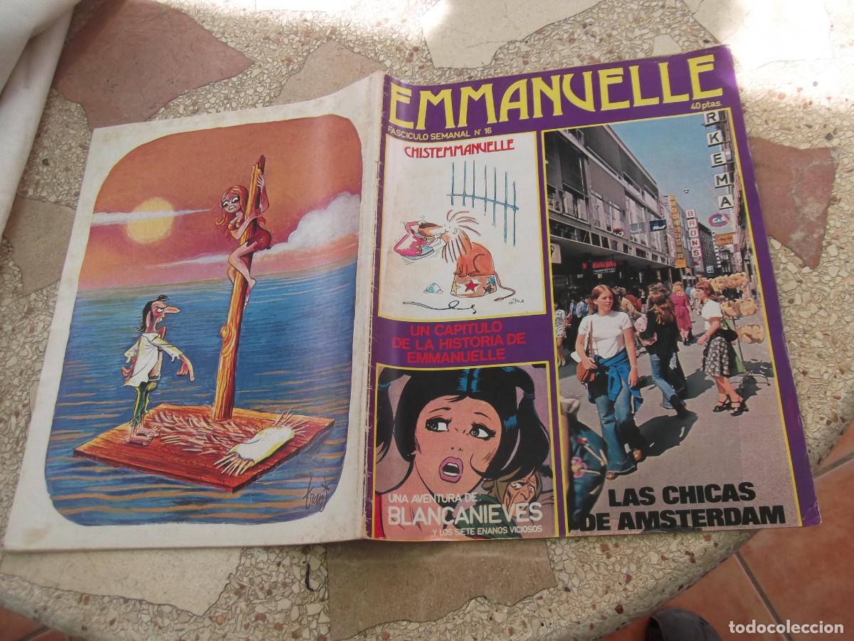 Zeitschriften: emmanuelle fasciculo semanal n&ordm; 16, erotica, las chicas de amsterdam