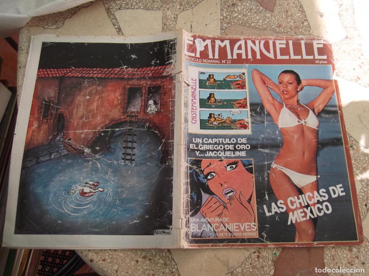 Zeitschriften: emmanuelle fasciculo semanal n&ordm; 22, erotica, las chicas de mexico