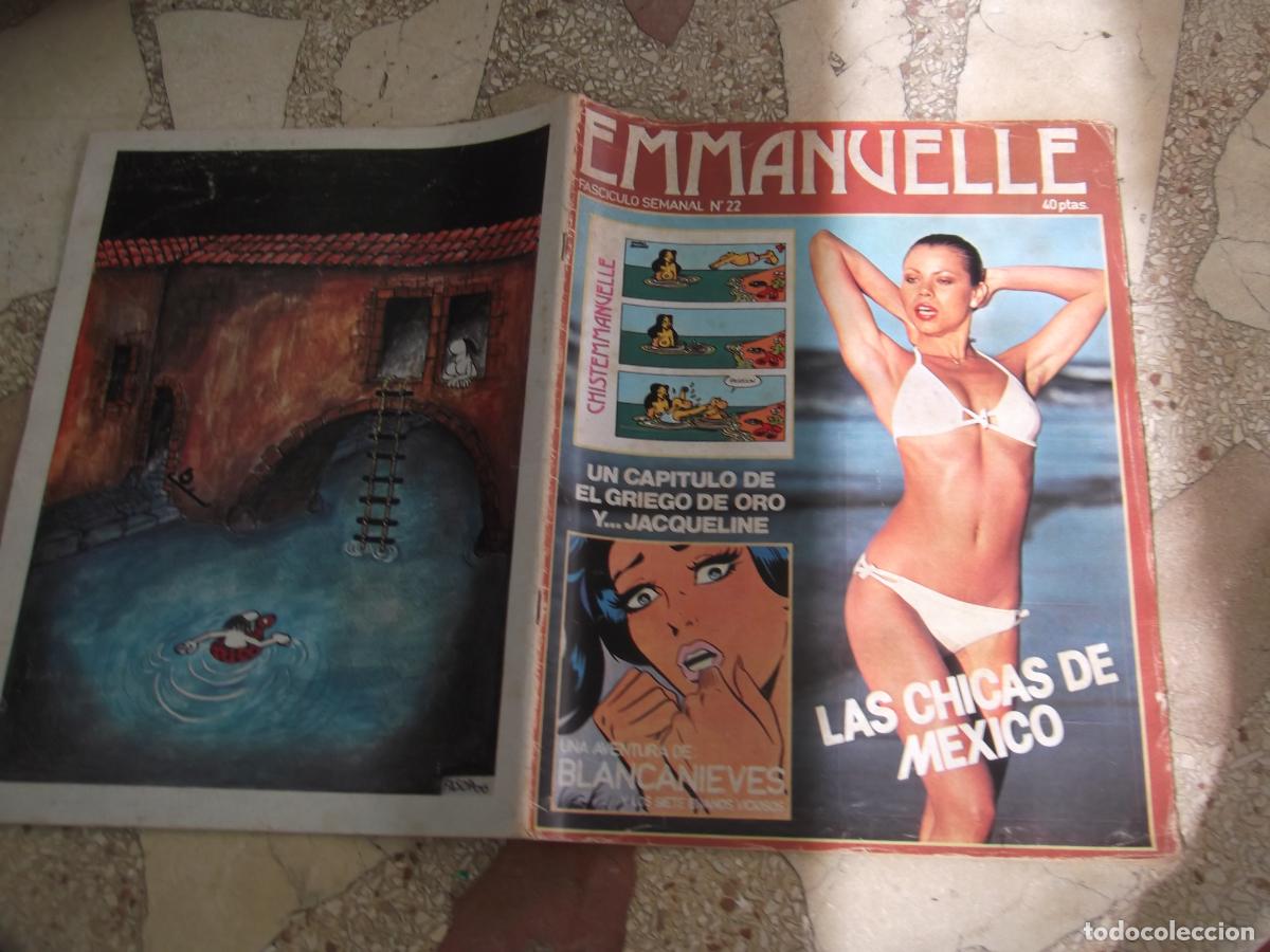 Zeitschriften: emmanuelle fasciculo semanal n&ordm; 22, erotica, las chicas de mexico