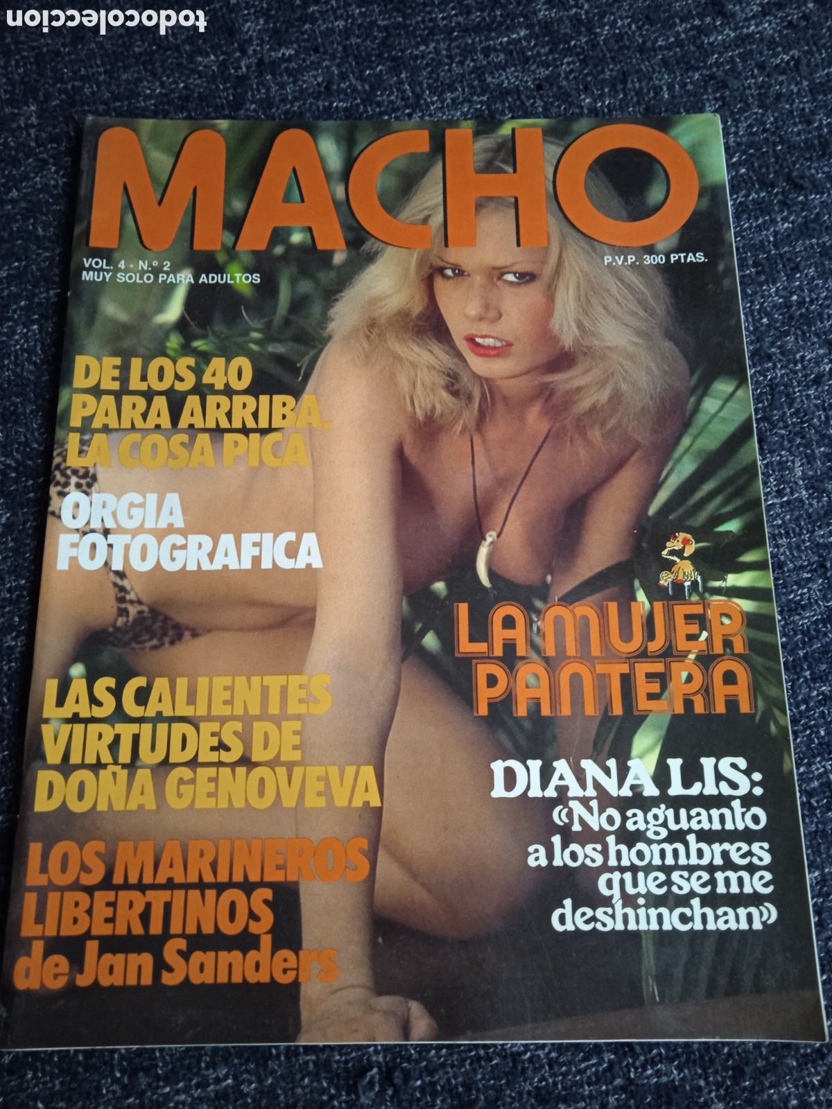 Zeitschriften: MACHO VOL. 4 N&ordm; 2 diana lis REVISTA EROTICA DE LOS 90 - CON POSTER