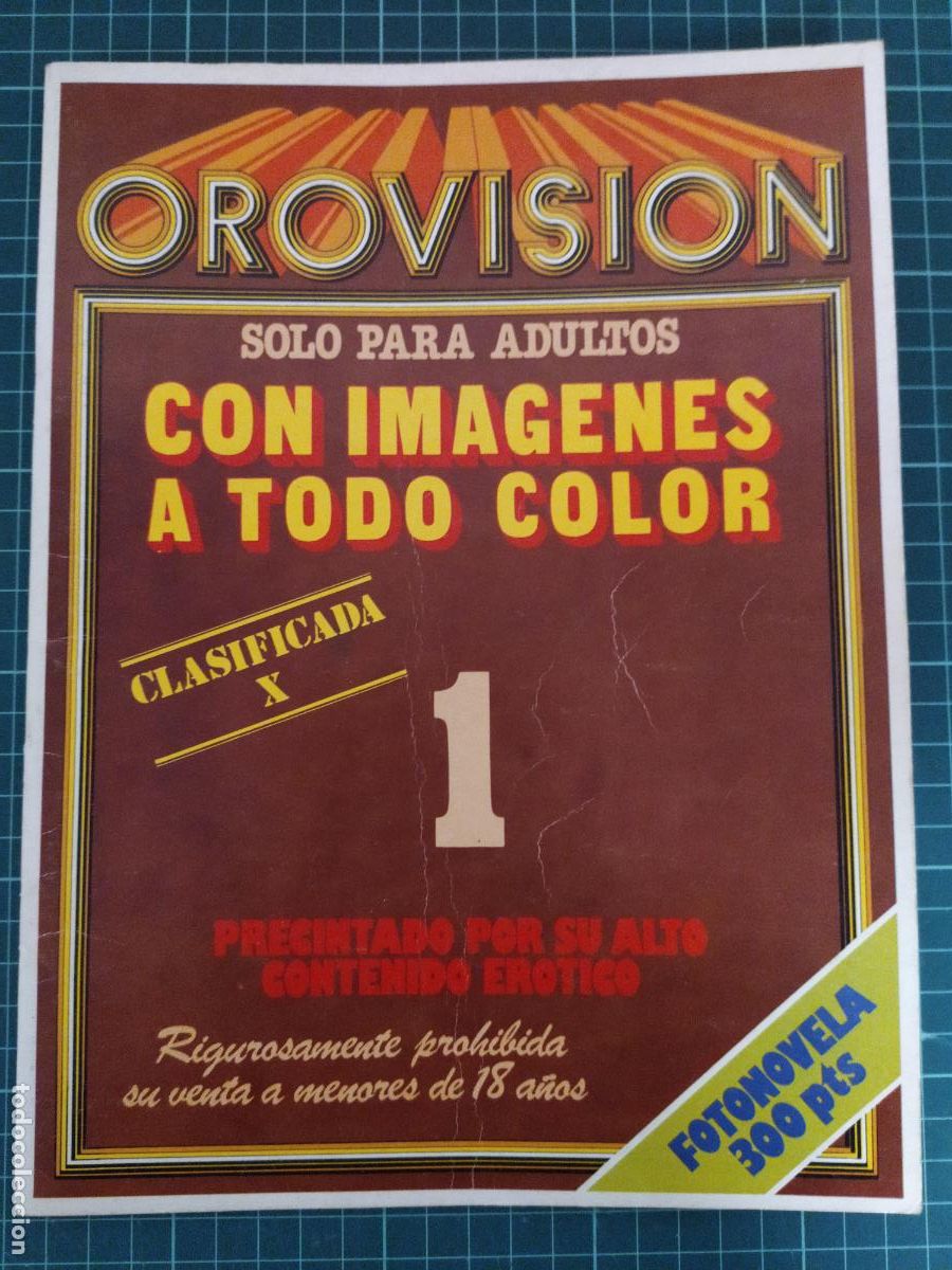 Revistas: REVISTA PORNO A&Ntilde;OS 80 OROVISI&Oacute;N N&ordm; 1 COLOR FORMATO A4 SOLO ADULTOS
