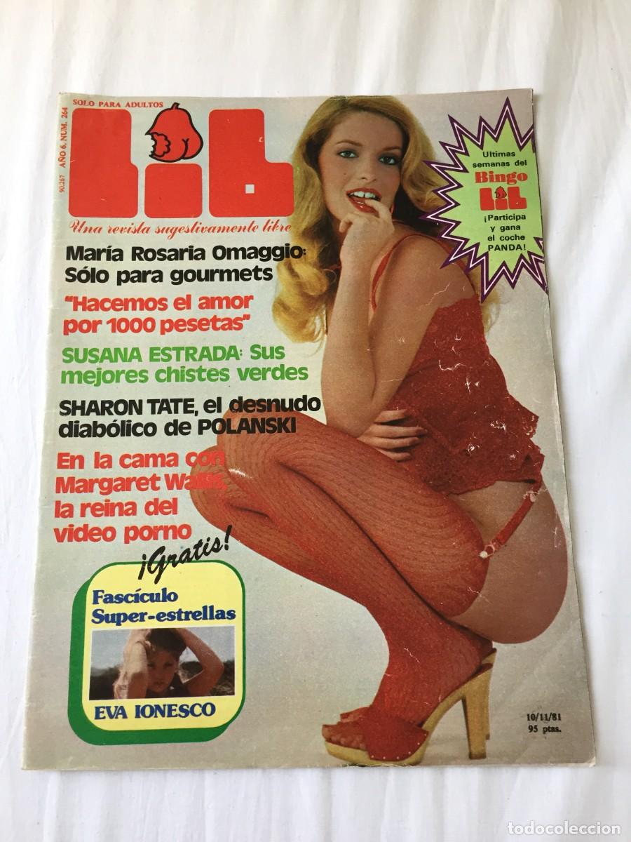 Journals: Revista LIB n&ordm; 264 Susana Estrada Sharon Tate Maria Rosario Omaggio Eva Ionesco solo en portada