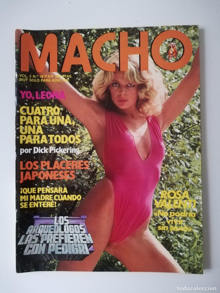 Magazines: MACHO VOL.2 - N&ordm; 18 ROSA VALENTI, VAMPIRIA, FELISA, JANEY, HELENA Y JULIA, YO - LEONA
