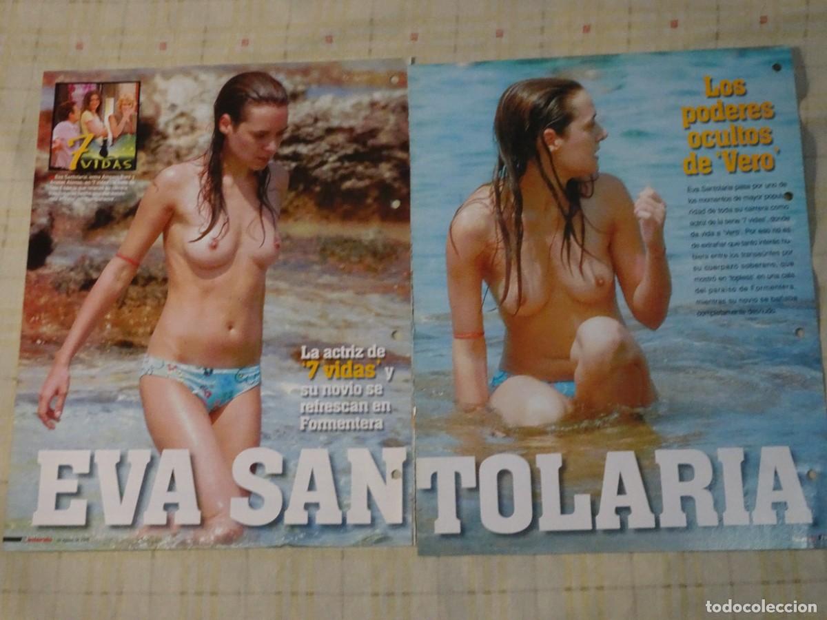 Journals: LOTE DE RECORTES DESNUDOS, EVA SANTOLARIA, &rdquo; 7 VIDAS &rdquo;, INTERVIU , VARIAS HOJAS SUELTAS , VER FOTOS