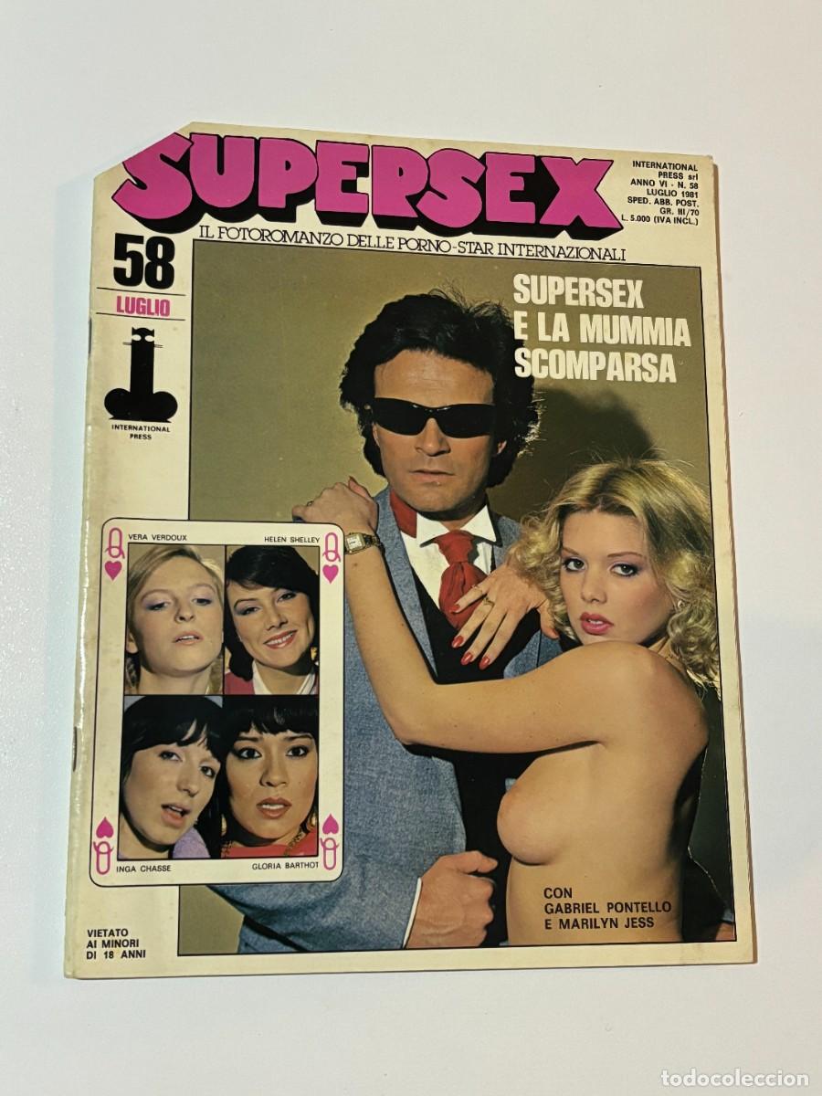Revistas: SUPERSEX N.58 LUGLIO 1981 GABRIEL PONTELLO MARILYN JESS VERA VERDOUX INGA CHASS GLORIA BARTHOTE