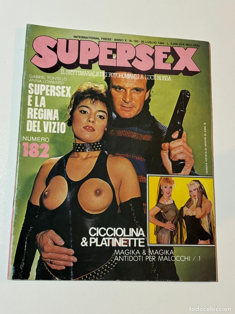 Revistas: SUPERSEX N.182 GABRIEL PONTELLO ANNA LOMBARDI CICCIOLINA MARILYN JESS CULT MAGAZINE