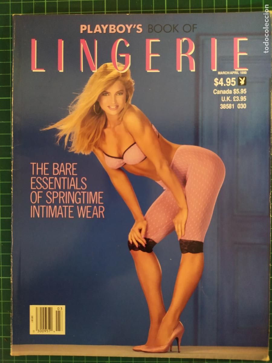 Revistas: PLAYBOY BOOKS OF LINGERIE MARCH APRIL 1990. EROTIC MAGAZINE