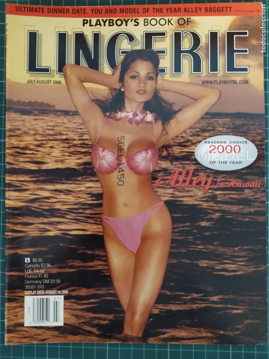 Revistas: PLAYBOY BOOK OF LINGERIE AUGUST 2000 ADULT MAGAZINE