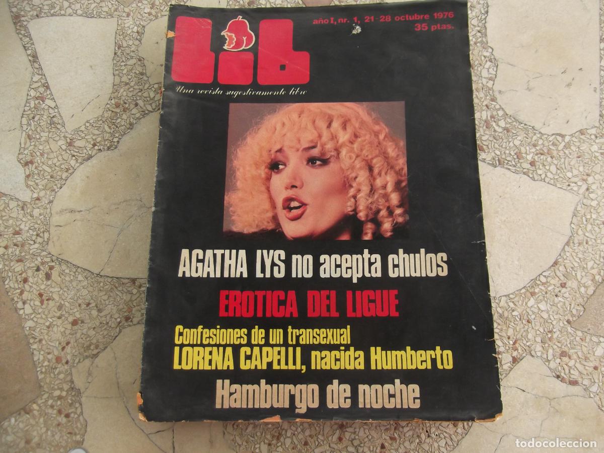 Zeitschriften: lib n&ordm; 1, revista erotica espa&ntilde;ola , solo para adultos,1976, agatha lys,