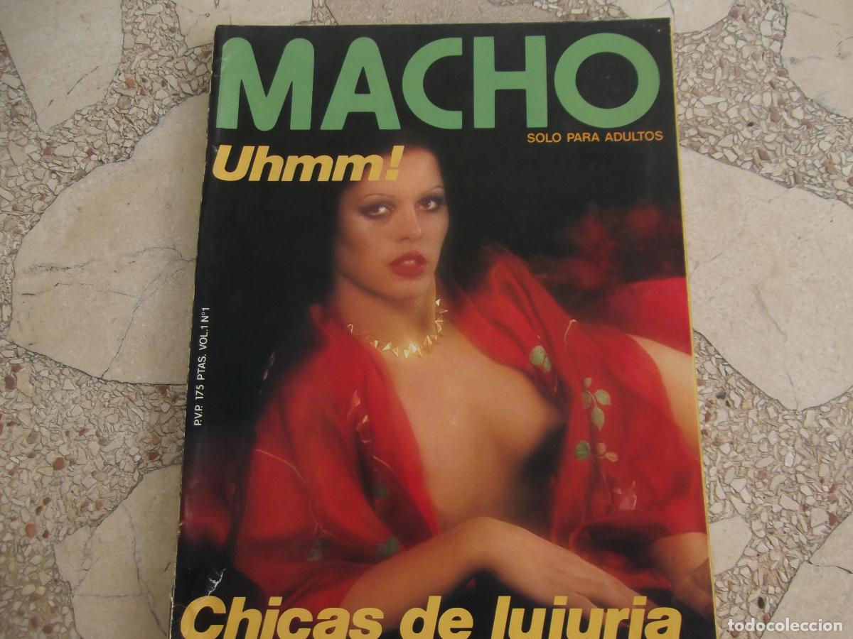 Magazines: macho ,n&ordm; 1, revista erotica espa&ntilde;ola , solo para adultos, bibi andersen
