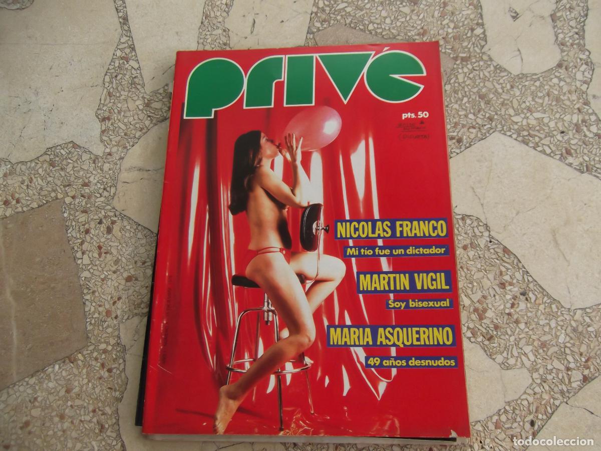 Zeitschriften: prive n&ordm; 1, revista erotica espa&ntilde;ola , solo para adultos,