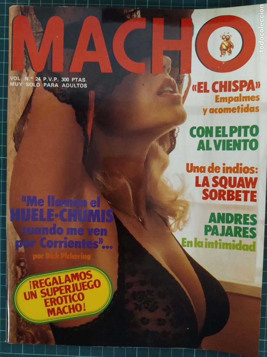 Revistas: REVISTA MACHO VOL 2 NUM 24 ANDRES PAJARES .EROTICA SOLO ADULTOS