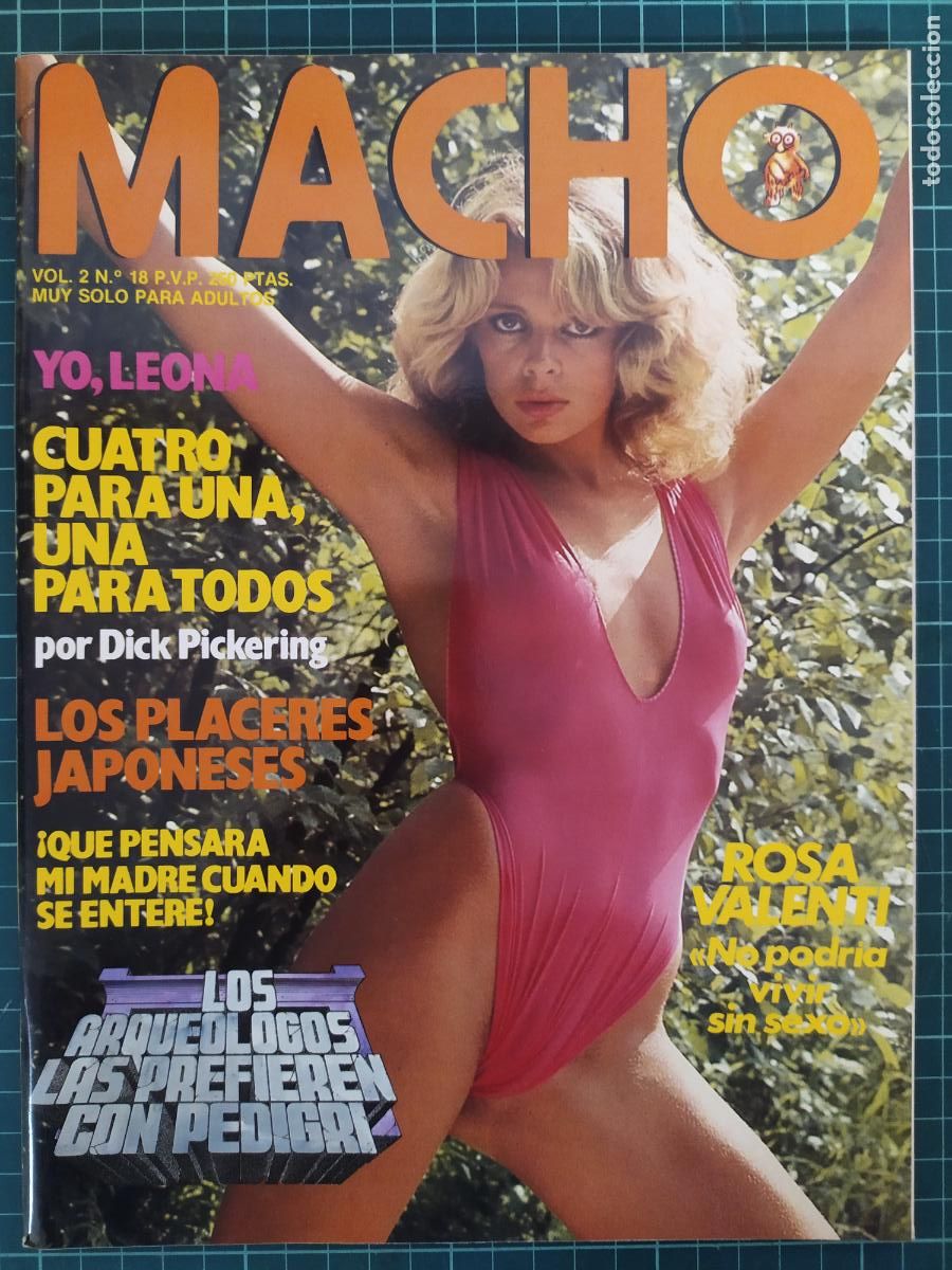 Revistas: REVISTA MACHO VOL 2 NUM 18 ROSA VALENTI .EROTICA SOLO ADULTOS