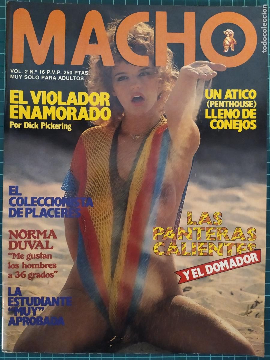 Revistas: REVISTA MACHO VOL 2 NUM 16 NORMA DUVAL .EROTICA SOLO ADULTOS
