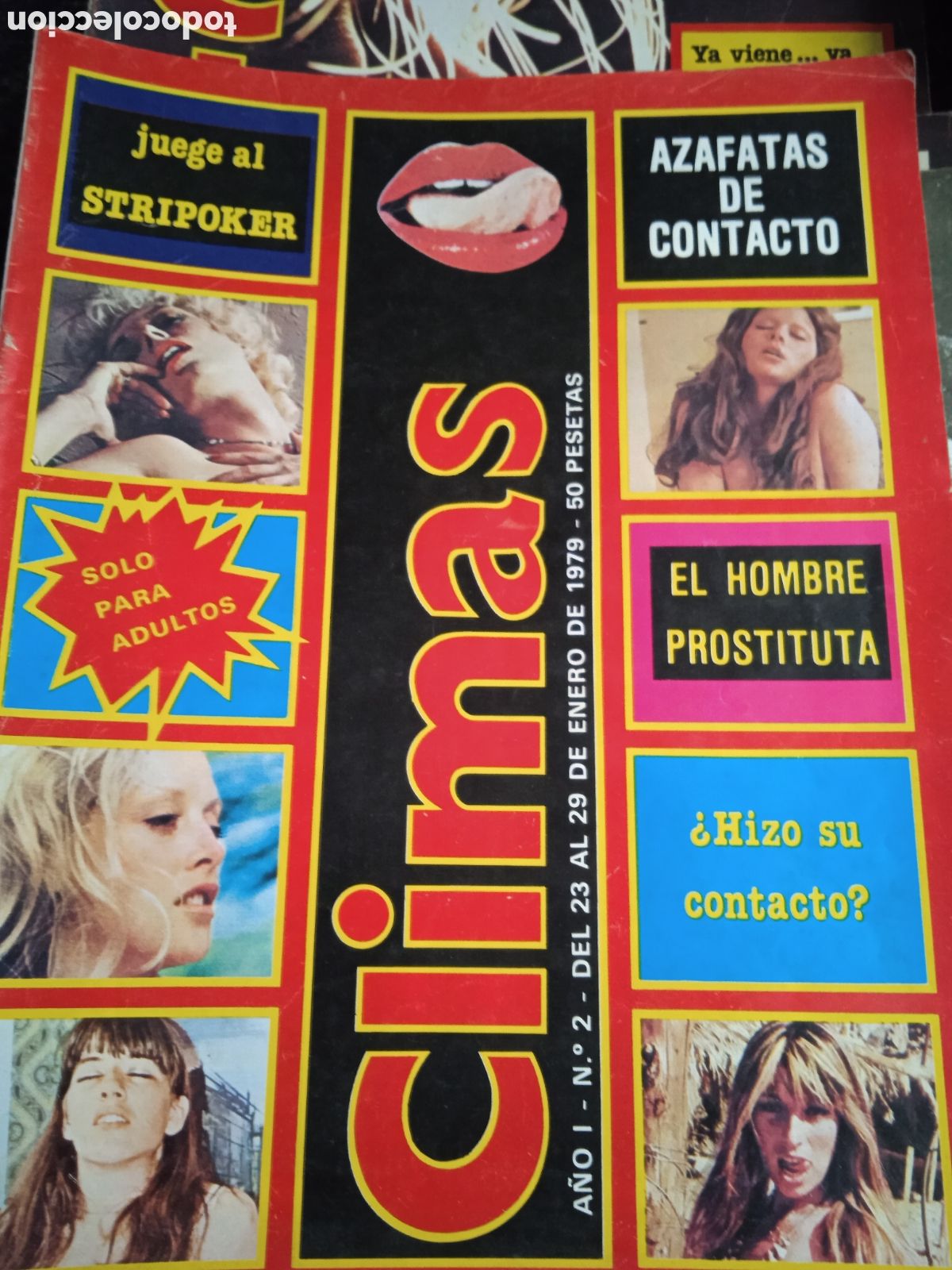 Zeitschriften: REVISTA CLIMAS N&ordm; 2 JUNIO REVISTAS EROTICAS DE LOS A&Ntilde;OS 70