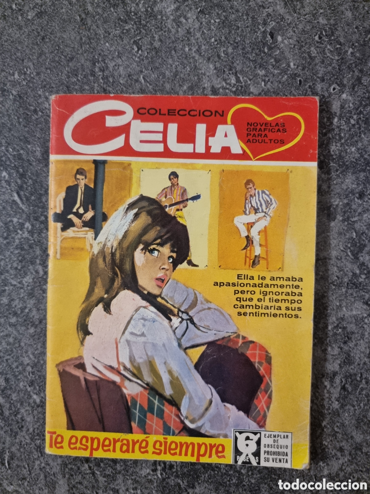 Magazines: TE ESPERARE SIEMPRE. NOVELA GRAFICA PARA ADULTOS. COLECCI&Oacute;N CELIA. N&ordm;282