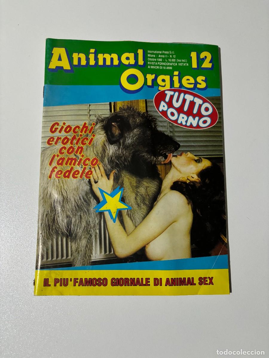 Magazines: ANIMAL ORGIES N.12 ANIMAL SEX MAGAZINE INTERNATIONAL PRESS OCTOBER 1992